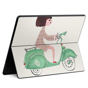 Surface Pro11(2024) / Pro10(for Business) / Pro9(2022) ���ʑΉ� �w�� �ی� �f�U�C�� �X�L���V�[�� Pro8/ProX �e��Ή� 014434 �o�C�N ��蕨 �l��