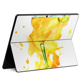 Surface Pro 9 Surface Pro 8 Surface Pro X 用 スキンシール 共通対応 igsticker サーフェス プロ 9 / プロ 8 カバー ケース 　　014587 カクテル　お酒　黄色