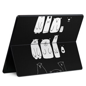 Surface Pro11(2024) / Pro10(for Business) / Pro9(2022) ���ʑΉ� �w�� �ی� �f�U�C�� �X�L���V�[�� Pro8/ProX �e��Ή� 014600 �N�} ���� �A�j�}��