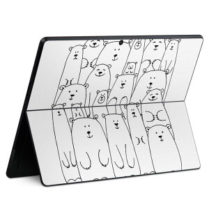 Surface Pro11(2024) / Pro10(for Business) / Pro9(2022) ���ʑΉ� �w�� �ی� �f�U�C�� �X�L���V�[�� Pro8/ProX �e��Ή� 014607 �N�} ���� �A�j�}��