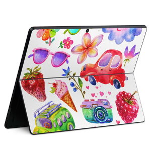 Surface Pro11(2024) / Pro10(for Business) / Pro9(2022) ���ʑΉ� �w�� �ی� �f�U�C�� �X�L���V�[�� Pro8/ProX �e��Ή� 014805 ���킢�� �C���X�g �J���t��