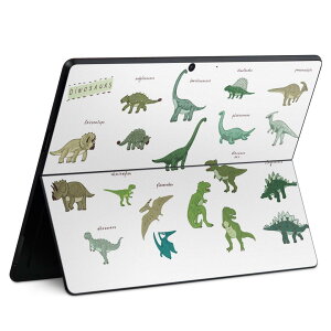 Surface Pro11(2024) / Pro10(for Business) / Pro9(2022) ʑΉ w ی fUC XLV[ Pro8/ProX eΉ 017556 _Ci\[  Dinosaur \