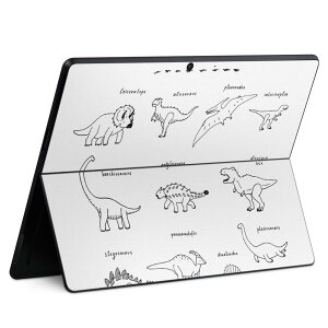 Surface Pro11(2024) / Pro10(for Business) / Pro9(2022) ���ʑΉ� �w�� �ی� �f�U�C�� �X�L���V�[�� Pro8/ProX �e��Ή� 017565 �_�C�i�\�[ ���� Dinosaur ����