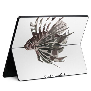 Surface Pro11(2024) / Pro10(for Business) / Pro9(2022) ���ʑΉ� �w�� �ی� �f�U�C�� �X�L���V�[�� Pro8/ProX �e��Ή� 019736 �C�̐��� �n�i�~�m�J�T�S red lionfish