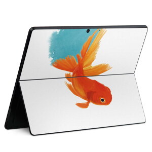 Surface Pro11(2024) / Pro10(for Business) / Pro9(2022) ���ʑΉ� �w�� �ی� �f�U�C�� �X�L���V�[�� Pro8/ProX �e��Ή� 019752 ���� Goldfish ��