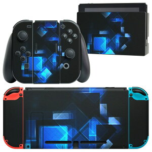 igsticker Nintendo Switch �p �f�U�C���X�L���V�[�� �C�V�� �j���e���h�[ �X�C�b�` ��p �{�̃h�b�N Joy-Con Joycon �W���C�R�� ��p �Q�[���@ �J�o�[ �A�N�Z�T���[ �t�B���� �X�e�b�J�[ 000899 �͗l�@�u