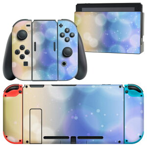 igsticker Nintendo Switch 用 デザインスキンシール 任天堂 ニンテンドー スイッチ 専用 本体ドック Joy-Con Joycon ジョイコン 専用 ゲーム機 カバー アクセサリー フィルム ステッカー 001860 しゃぼん