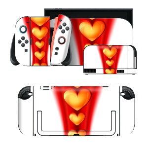 igsticker Nintendo Switch 2 �p �X�L���V�[�� �{�́E�h�b�N�EJoy-Con 2 �Ή� 4�ʃZ�b�g �������� �ی� �n�[�g�@�f�U�C�� 000283