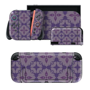 igsticker Nintendo Switch 2 �p �X�L���V�[�� �{�́E�h�b�N�EJoy-Con 2 �Ή� 4�ʃZ�b�g �������� �ی� �͗l�@�p�[�v�� 000800