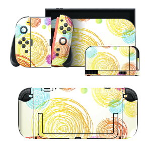 igsticker Nintendo Switch 2 �p �X�L���V�[�� �{�́E�h�b�N�EJoy-Con 2 �Ή� 4�ʃZ�b�g �������� �ی� �J���t���@�V���v�� 002068