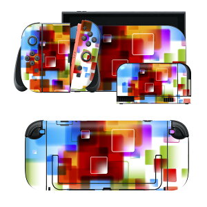 igsticker Nintendo Switch 2 �p �X�L���V�[�� �{�́E�h�b�N�EJoy-Con 2 �Ή� 4�ʃZ�b�g �������� �ی� �J���t���@�V���v�� 002073
