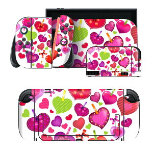 igsticker Nintendo Switch 2 �p �X�L���V�[�� �{�́E�h�b�N�EJoy-Con 2 �Ή� 4�ʃZ�b�g �������� �ی� �n�[�g�@���{���@�� 002389