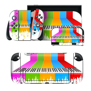 igsticker Nintendo Switch 2 �p �X�L���V�[�� �{�́E�h�b�N�EJoy-Con 2 �Ή� 4�ʃZ�b�g �������� �ی� �J���t���@���y�@�s�A�m 002543