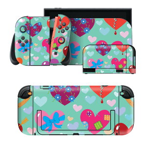 igsticker Nintendo Switch 2 �p �X�L���V�[�� �{�́E�h�b�N�EJoy-Con 2 �Ή� 4�ʃZ�b�g �������� �ی� �n�[�g�@�J���t�� 003467