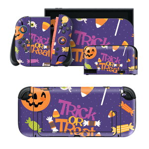 igsticker Nintendo Switch 2 �p �X�L���V�[�� �{�́E�h�b�N�EJoy-Con 2 �Ή� 4�ʃZ�b�g �������� �ی� Halloween 020153