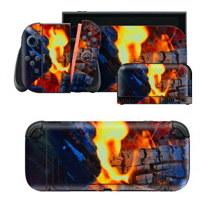 igsticker Nintendo Switch 2 �p �X�L���V�[�� �{�́E�h�b�N�EJoy-Con 2 �Ή� 4�ʃZ�b�g �������� �ی� �΁@�L�����v�t�@�C���[�@���@�ʐ^ 025585