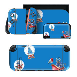 igsticker Nintendo Switch 2 �p �X�L���V�[�� �{�́E�h�b�N�EJoy-Con 2 �Ή� 4�ʃZ�b�g �������� �ی� �N���X�}�X Christmas 030297