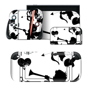 igsticker Nintendo Switch 2 �p �X�L���V�[�� �{�́E�h�b�N�EJoy-Con 2 �Ή� 4�ʃZ�b�g �������� �ی� �L���[�s�b�g �n�[�g �V���G�b�g 030543