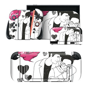 igsticker Nintendo Switch 2 �p �X�L���V�[�� �{�́E�h�b�N�EJoy-Con 2 �Ή� 4�ʃZ�b�g �������� �ی� �j�� �C���X�g ���� 031589