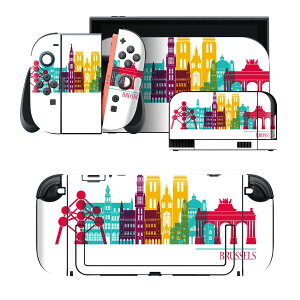 igsticker Nintendo Switch 2 �p �X�L���V�[�� �{�́E�h�b�N�EJoy-Con 2 �Ή� 4�ʃZ�b�g �������� �ی� �u���W�� ������� �r�� 031736