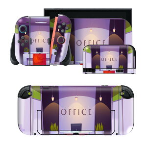 igsticker Nintendo Switch 2 �p �X�L���V�[�� �{�́E�h�b�N�EJoy-Con 2 �Ή� 4�ʃZ�b�g �������� �ی� OFFICE DESK 033760