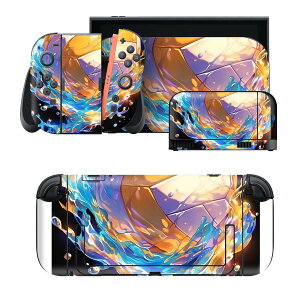 igsticker Nintendo Switch 2 �p �X�L���V�[�� �{�́E�h�b�N�EJoy-Con 2 �Ή� 4�ʃZ�b�g �������� �ی� �X�|�[�c �o���[�{�[�� 037368