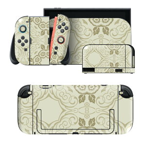 igsticker Nintendo Switch 2 �p �X�L���V�[�� �{�́E�h�b�N�EJoy-Con 2 �Ή� 4�ʃZ�b�g �������� �ی� �͗l�@�G���K���g�@�O���[ 004295
