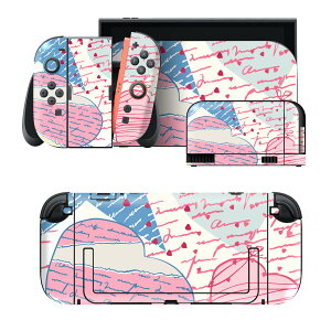 igsticker Nintendo Switch 2 �p �X�L���V�[�� �{�́E�h�b�N�EJoy-Con 2 �Ή� 4�ʃZ�b�g �������� �ی� �n�[�g�@���@�C���X�g 005118