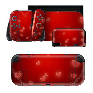 igsticker Nintendo Switch 2 �p �X�L���V�[�� �{�́E�h�b�N�EJoy-Con 2 �Ή� 4�ʃZ�b�g �������� �ی� �ԁ@�n�[�g�@�L���L�� 005291