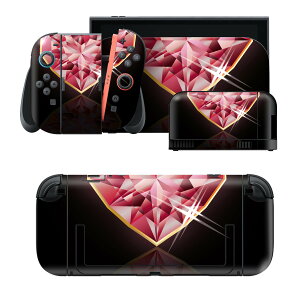 igsticker Nintendo Switch 2 �p �X�L���V�[�� �{�́E�h�b�N�EJoy-Con 2 �Ή� 4�ʃZ�b�g �������� �ی� �n�[�g�@��΁@�� 005360