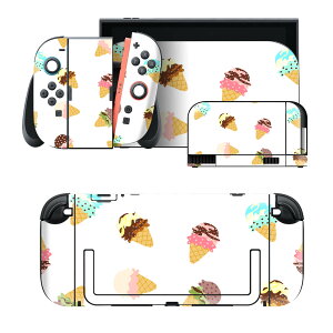 igsticker Nintendo Switch 2 �p �X�L���V�[�� �{�́E�h�b�N�EJoy-Con 2 �Ή� 4�ʃZ�b�g �������� �ی� �A�C�X�@�͗l�@�J���t�� 005395