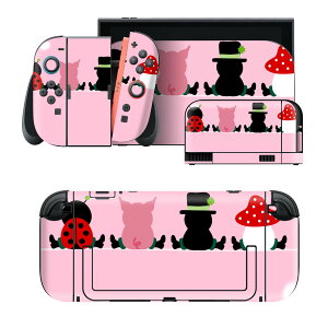 igsticker Nintendo Switch 2 �p �X�L���V�[�� �{�́E�h�b�N�EJoy-Con 2 �Ή� 4�ʃZ�b�g �������� �ی� �s���N�@�L�����N�^�[�@���̂��@�� 007695