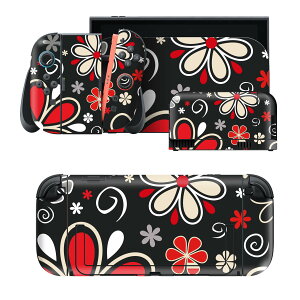 igsticker Nintendo Switch 2 �p �X�L���V�[�� �{�́E�h�b�N�EJoy-Con 2 �Ή� 4�ʃZ�b�g �������� �ی� �ԁ@�@�ԁ@���b�h�@�͗l 007735