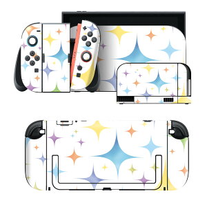 igsticker Nintendo Switch 2 �p �X�L���V�[�� �{�́E�h�b�N�EJoy-Con 2 �Ή� 4�ʃZ�b�g �������� �ی� ���炫��@�J���t���@�p�X�e���@�͗l 008254
