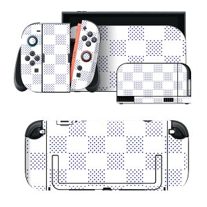 igsticker Nintendo Switch 2 �p �X�L���V�[�� �{�́E�h�b�N�EJoy-Con 2 �Ή� 4�ʃZ�b�g �������� �ی� �s���͗l�@�@�u���[�@���ʁ@�͗l 008290