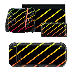igsticker Nintendo Switch 2 �p �X�L���V�[�� �{�́E�h�b�N�EJoy-Con 2 �Ή� 4�ʃZ�b�g �������� �ی� �J���t���@���C���{�[�@���C���@�͗l 008297