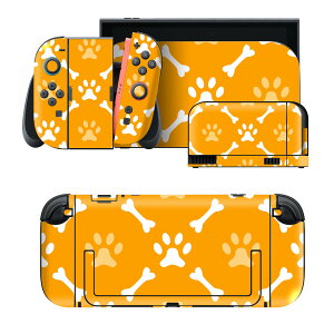igsticker Nintendo Switch 2 �p �X�L���V�[�� �{�́E�h�b�N�EJoy-Con 2 �Ή� 4�ʃZ�b�g �������� �ی� �I�����W�@���@���Ձ@�͗l 008650