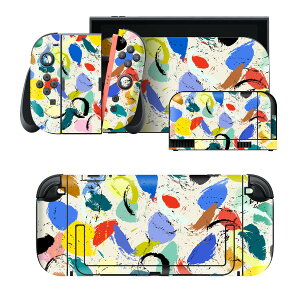 igsticker Nintendo Switch 2 �p �X�L���V�[�� �{�́E�h�b�N�EJoy-Con 2 �Ή� 4�ʃZ�b�g �������� �ی� �͗l�@�J���t�� 009848