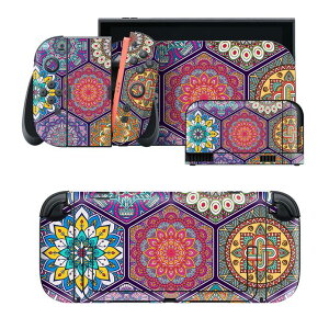 igsticker Nintendo Switch 2 �p �X�L���V�[�� �{�́E�h�b�N�EJoy-Con 2 �Ή� 4�ʃZ�b�g �������� �ی� �A�W�A���@�͗l�@�J���t�� 010131