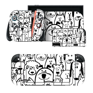igsticker Nintendo Switch 2 �p �X�L���V�[�� �{�́E�h�b�N�EJoy-Con 2 �Ή� 4�ʃZ�b�g �������� �ی� ���@�����@�A�j�}�� 011297
