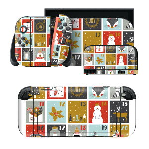 igsticker Nintendo Switch 2 �p �X�L���V�[�� �{�́E�h�b�N�EJoy-Con 2 �Ή� 4�ʃZ�b�g �������� �ی� �Ⴞ��܁@�T���^�@�N���X�}�X 013402
