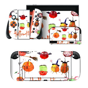 igsticker Nintendo Switch 2 �p �X�L���V�[�� �{�́E�h�b�N�EJoy-Con 2 �Ή� 4�ʃZ�b�g �������� �ی� �n���E�B���@���ڂ���@halloween 014767