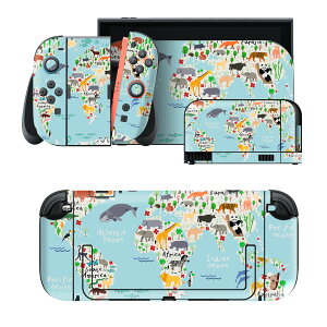 igsticker Nintendo Switch 2 �p �X�L���V�[�� �{�́E�h�b�N�EJoy-Con 2 �Ή� 4�ʃZ�b�g �������� �ی� ���E�n�}�@�����@map 015983