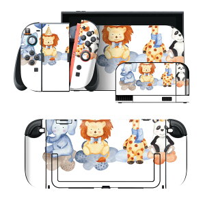 igsticker Nintendo Switch 2 �p �X�L���V�[�� �{�́E�h�b�N�EJoy-Con 2 �Ή� 4�ʃZ�b�g �������� �ی� �A�j�}���@�_�@���D 017518