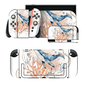 igsticker Nintendo Switch 2 �p �X�L���V�[�� �{�́E�h�b�N�EJoy-Con 2 �Ή� 4�ʃZ�b�g �������� �ی� Underwater�@������@�C�̒� 017851