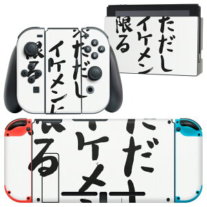 igsticker Nintendo Switch 用 デザインスキンシール 任天堂 ニンテンドー スイッチ 専用 本体ドック Joy-Con Joycon ジョイコン 専用 ゲーム機 カバー アクセサリー フィルム ステッカー 002321 日本語・