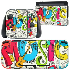 igsticker Nintendo Switch �p �f�U�C���X�L���V�[�� �C�V�� �j���e���h�[ �X�C�b�` ��p �{�̃h�b�N Joy-Con Joycon �W���C�R�� ��p �Q�[���@ �J�o�[ �A�N�Z�T���[ �t�B���� �X�e�b�J�[ 003418 �N�[�� �p