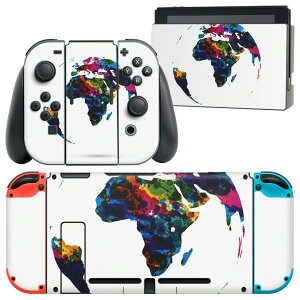 igsticker Nintendo Switch �p �f�U�C���X�L���V�[�� �C�V�� �j���e���h�[ �X�C�b�` ��p �{�̃h�b�N Joy-Con Joycon �W���C�R�� ��p �Q�[���@ �J�o�[ �A�N�Z�T���[ �t�B���� �X�e�b�J�[ 003634 �n���@�J