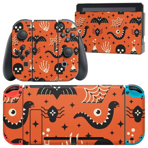 igsticker Nintendo Switch �p �f�U�C���X�L���V�[�� �C�V�� �j���e���h�[ �X�C�b�` ��p �{�̃h�b�N Joy-Con Joycon �W���C�R�� ��p �Q�[���@ �J�o�[ �A�N�Z�T���[ �t�B���� �X�e�b�J�[ 020112 �n���E�B