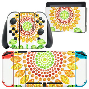 igsticker Nintendo Switch �p �f�U�C���X�L���V�[�� �C�V�� �j���e���h�[ �X�C�b�` ��p �{�̃h�b�N Joy-Con Joycon �W���C�R�� ��p �Q�[���@ �J�o�[ �A�N�Z�T���[ �t�B���� �X�e�b�J�[ 005195 �Ђ܂��